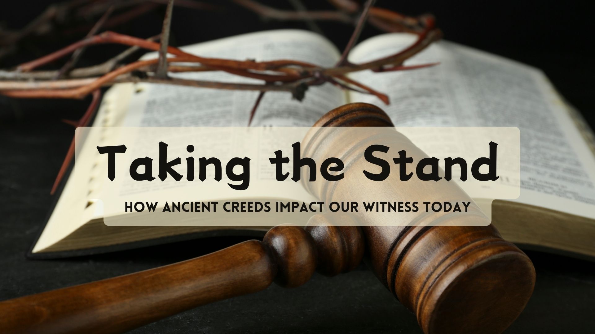 Taking a Stand: For the Glory of God